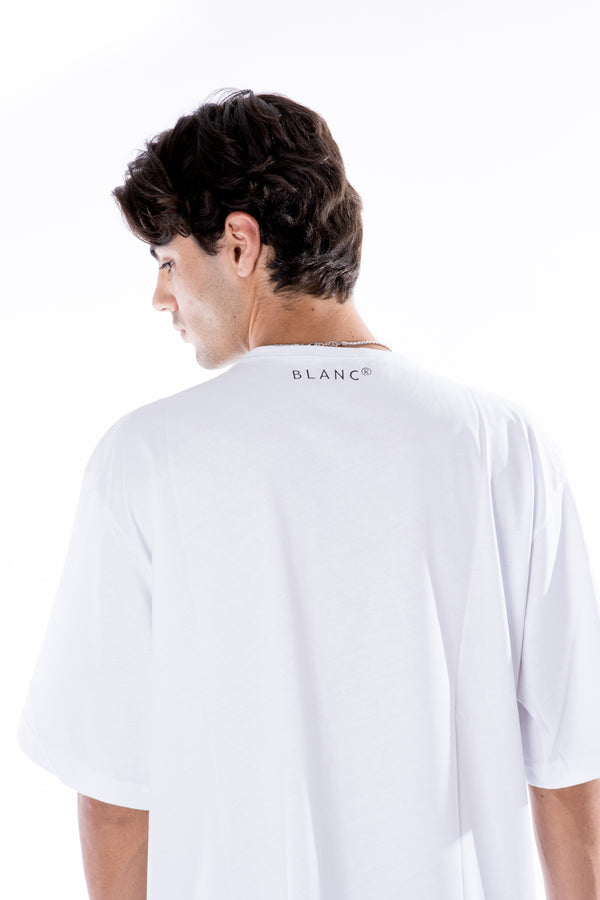 T-SHIRT WHITE / BLACK