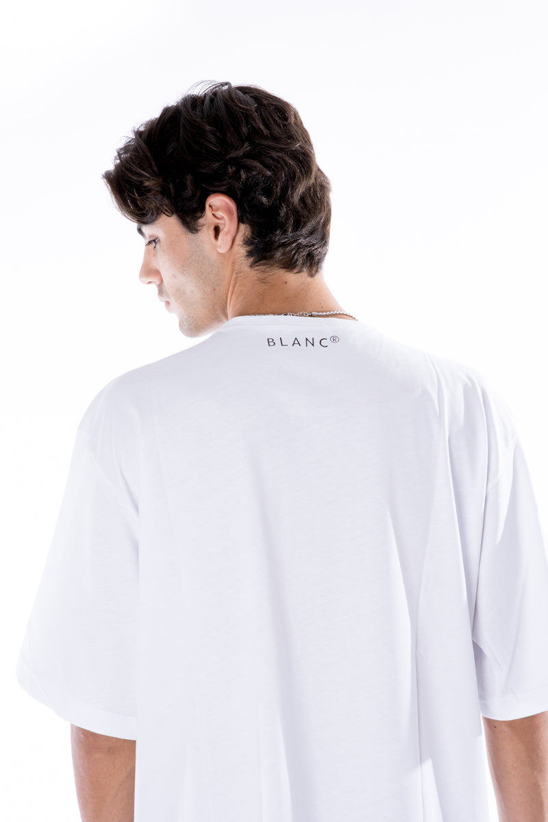 T-SHIRT WHITE / BLACK