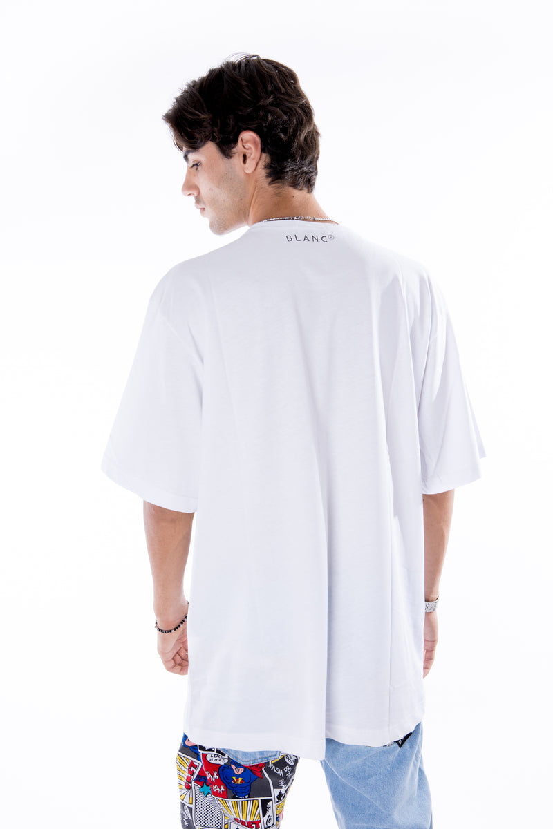 T-SHIRT WHITE / BLACK