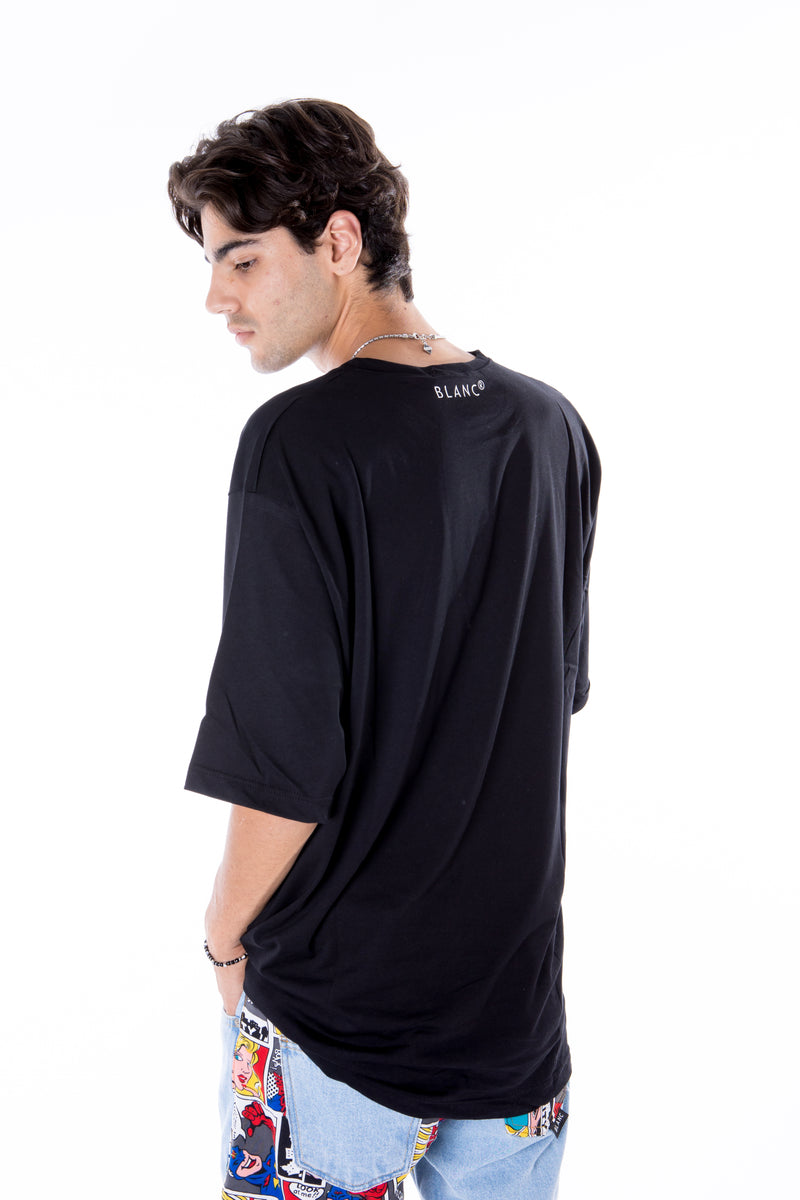 T-SHIRT WHITE / BLACK