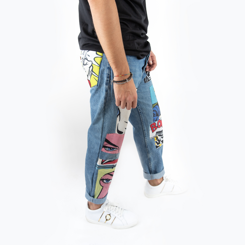 JEANS LEVI'S MIDDLE COMICS