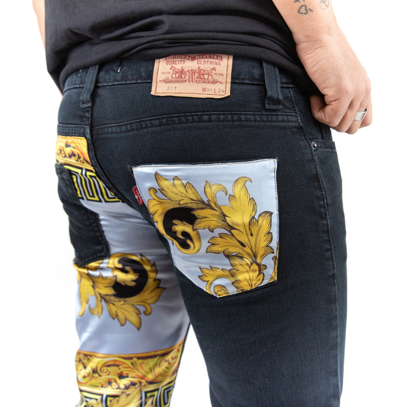 JEANS LEVI'S BLACK BAROQUE