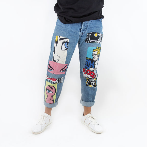 JEANS LEVI'S MIDDLE COMICS