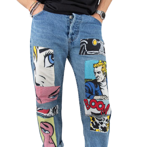 JEANS LEVI'S MIDDLE COMICS