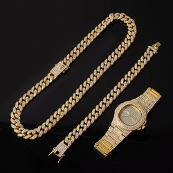 Set Groumette Collana + Orologio + Bracciale