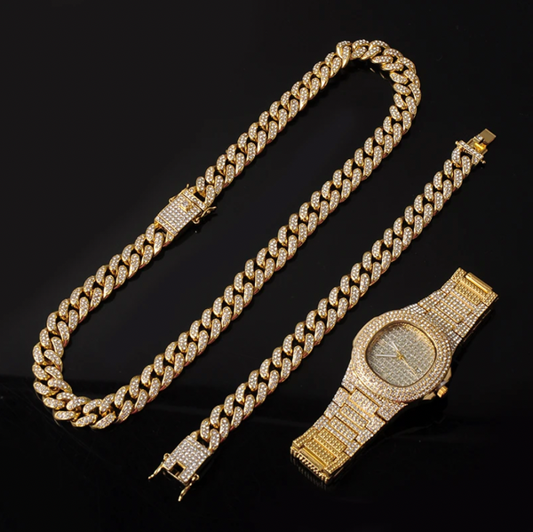 Set Groumette Collana + Orologio + Bracciale